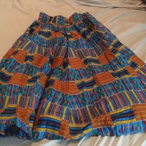 African Print Skirt